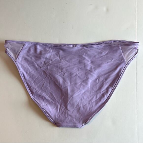 Aerie Lilac Purple Bikini Swim Bottoms Mesh Sides - Picture 2 of 4